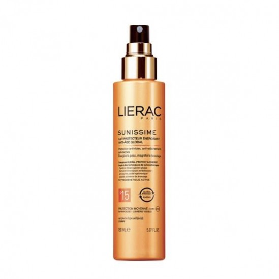 Lierac Sunissime lait protecteur énergisant anti-âge global SPF15 150ml