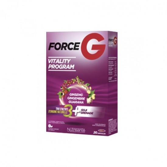 Nutrisanté force G antioxydant 30 ampoules