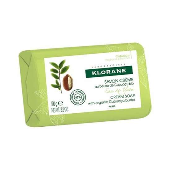 Klorane corps savon crème eau de yuzu 100g