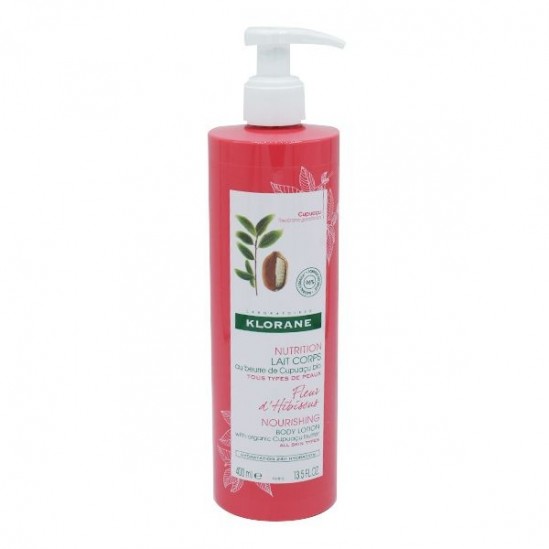 Klorane corps lait hydratant fleur d'hibiscus 400ml