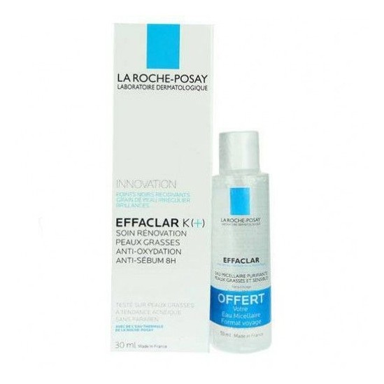 La Roche Posay Effaclar K+ 30ml + Mini Eau Micellaire Offerte