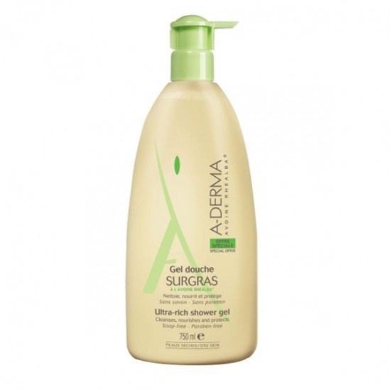 Aderma gel douche surgras 750ml