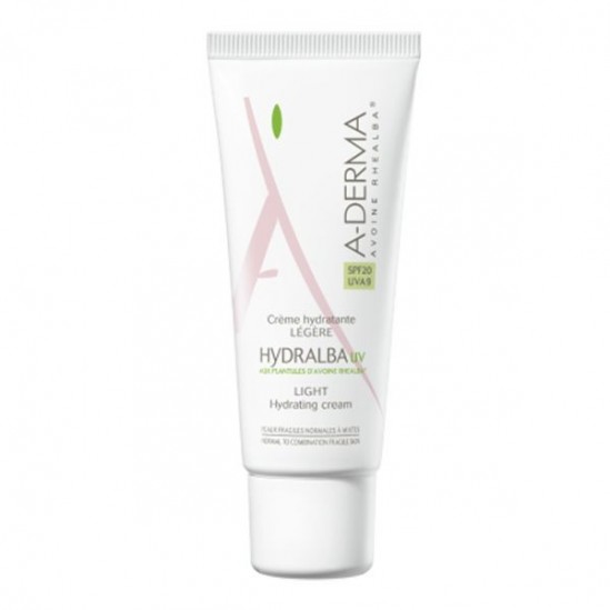 A-Derma hydralba Crème Hydratante UV Légère 40ml