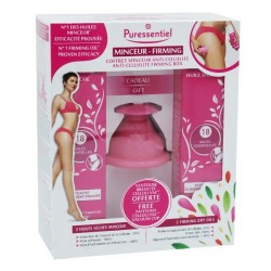 Puressentiel coffret minceur anti cellulite 2 huiles sèches 100 ml + ventouse