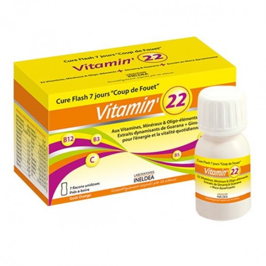 Ineldea vitamin'22 coup de fouet 7 flacons