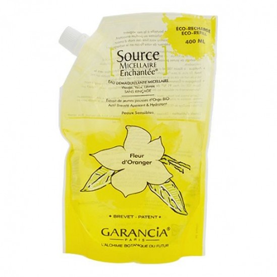 Garancia source enchantée eau démaquillante fleur d'oranger 400ml