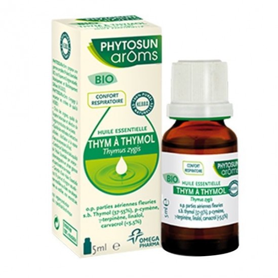 Phytosun Arôms Thym à Thymol Bio 5 ml Phytosun Arôms Thym à Thymol Bio 5 ml