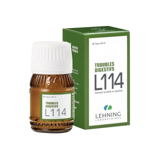 Lehning L114 troubles digestifs flacon-gouttes 30ml