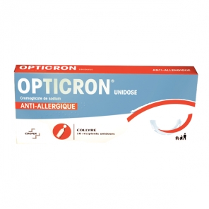 Opticron collyre 10 récipients unidoses