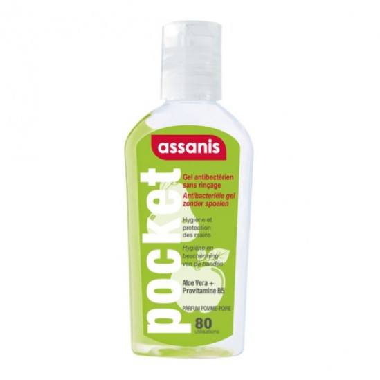 Assanis pocket pomme-poire gel 80ml Assanis pocket pomme-poire gel 80ml