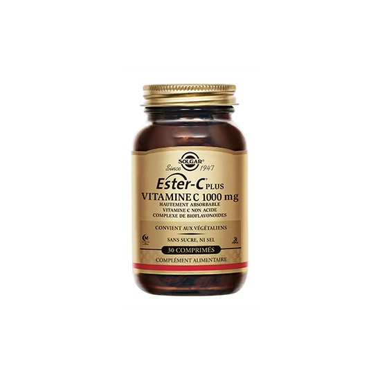 Solgar Ester C® Plus vitamine 1000mg 30 comprimés