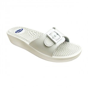 Scholl Fitness Massage blanc sandale taille 42