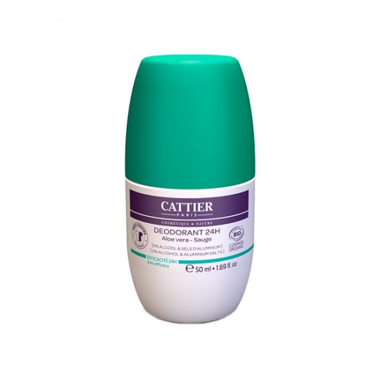 Cattier Déodorant roll-on 24H 50ml