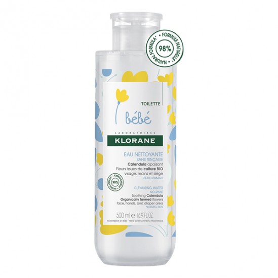 Klorane Eau nettoyante au calendula tube 500ml