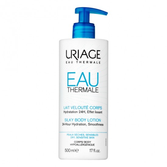 Uriage Lait velouté corps eau thermale flacon 500ml