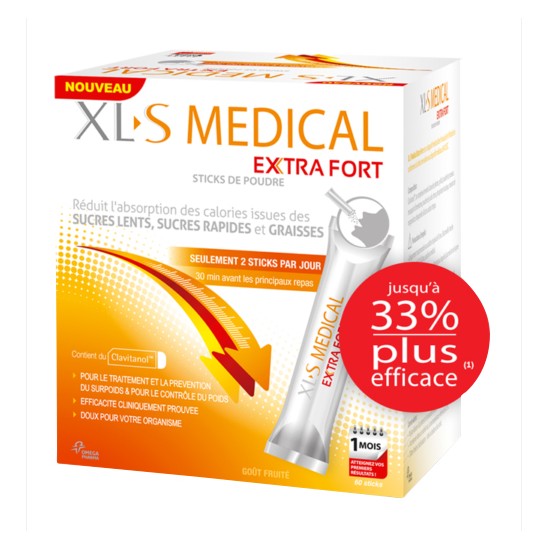 Xls Médical Extrat fort stick 60 sachets