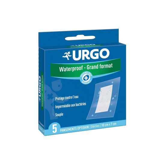 Urgo Waterproof grand format boîte 5 pansements