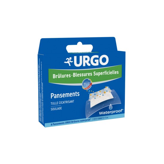 Urgo Brûlures waterproof boîtes 4 pansements