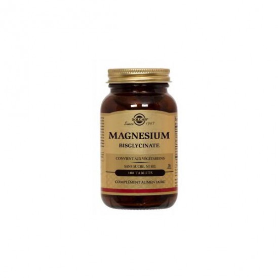 SOLGAR MAGNESIUM BISGLYCINATE  100 GEL