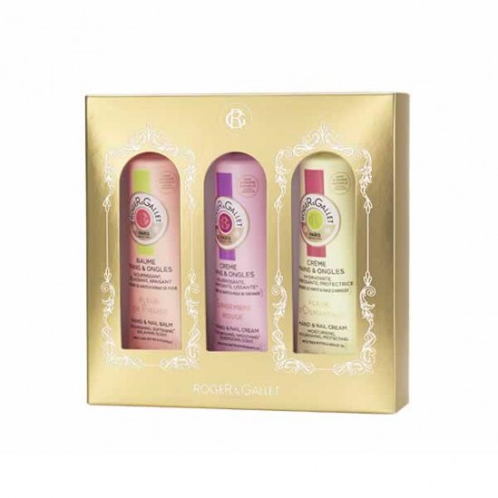 Roger & gallet coffret crèmes mains fleurs figuier