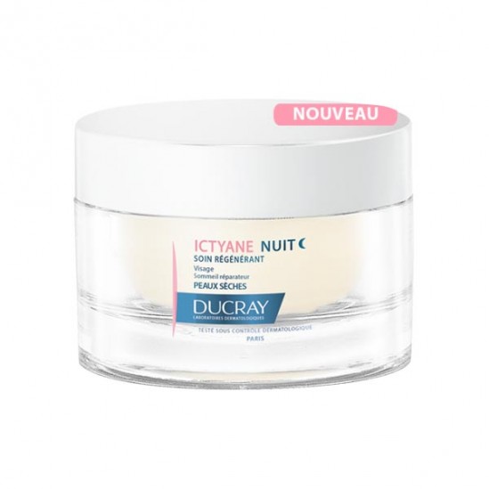 DUCRAY ICTYANE SOIN REGENERANT NUIT 50ML