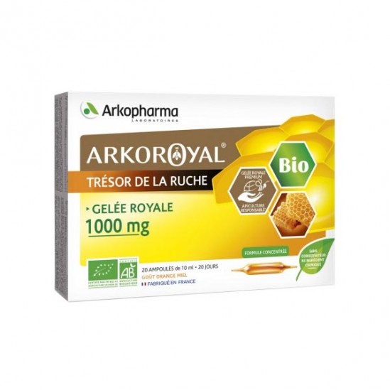 ARKOROYAL GELEE ROY1000MG AMP 10ML BTE20