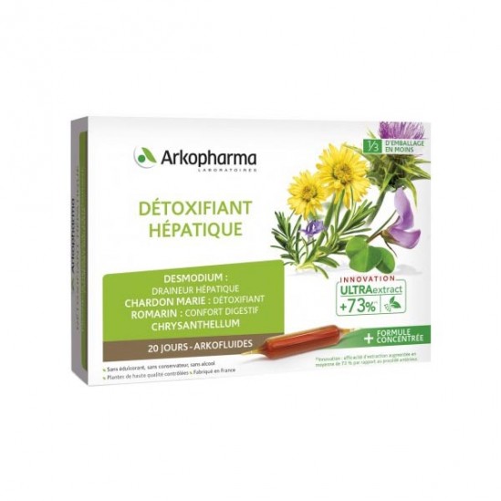 ARKOFLUIDE DETOX HEPATIQ BIO AMP20