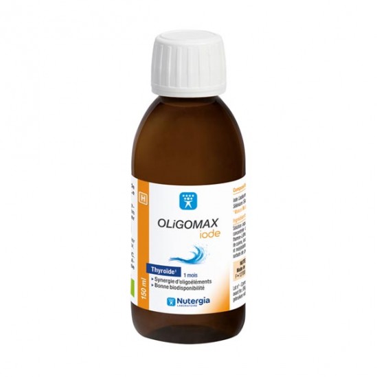 Nutergia Oligomax iode complément alimentaire flacon 150ml