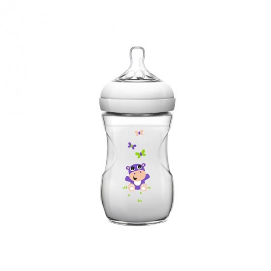 AVENT BIB  NATURAL HIPPO 260ML