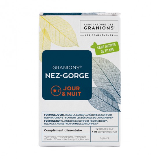 GRANIONS NEZ GORGE 10 GELULES +10 COMPRIMES