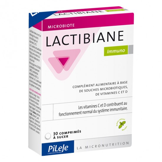 LACTIBIANE IMMUNO 30 CPS A SUCER