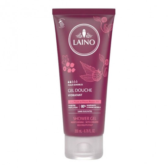 Laino gel douche hydratant fruits rouges 200ml