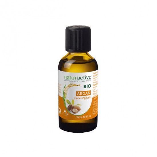 Naturactive argan huile végétale bio flacon 50ml