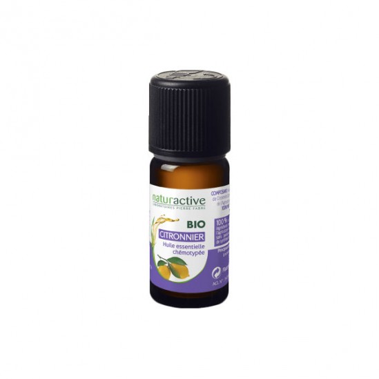 Naturactive citronnier huile essentielle bio flacon 10ml