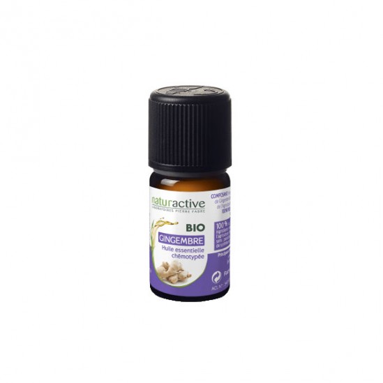 Naturactive gingembre huile essentielle bio flacon 5ml