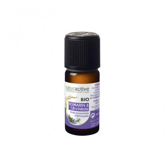 Naturactive romarin à 1,8 cinéole huile essentielle bio flacon 10ml