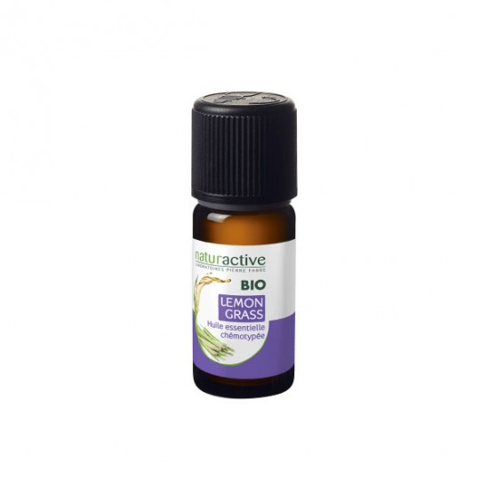 Naturactive lemon grass huile essentielle bio flacon 10ml