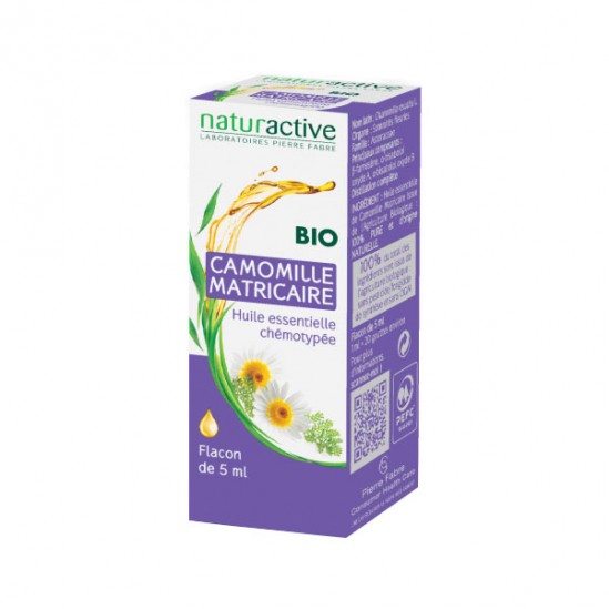 Naturactive camomille matricaire huile essentielle bio flacon 5ml