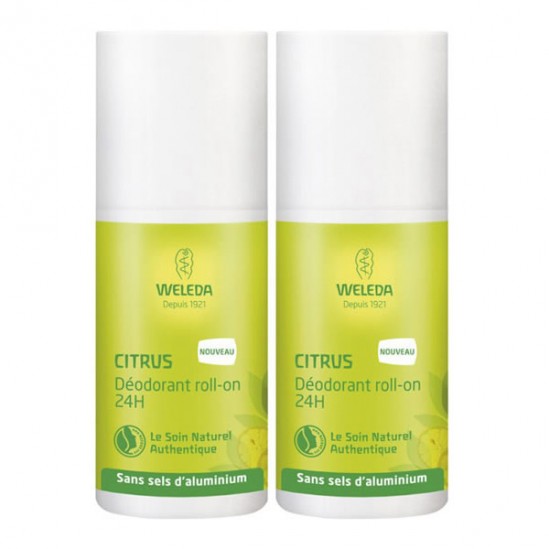 Weleda citrus déodorant roll-on 24h duo 50ml