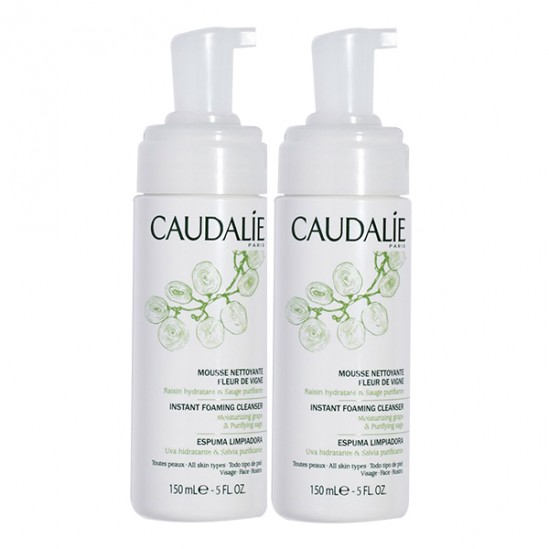 Caudalie Duo mousse nettoyante fleur de vigne 300ml