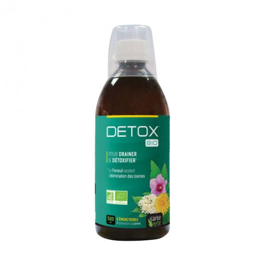 Sante verte detox bio complément alimentaire 500ml