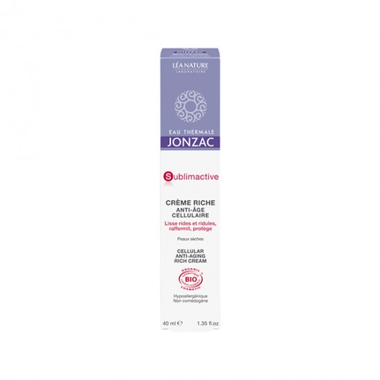 Eau de Jonzac Sublimactive Crème Riche Jeunesse Immédiate 40ml