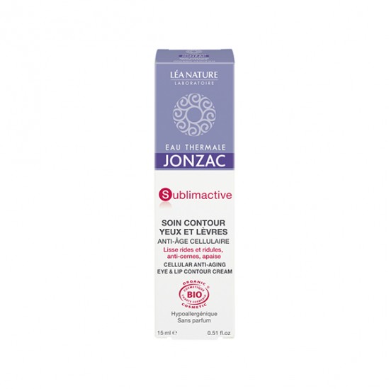 Eau de Jonzac Sublimactive Soin Contour Yeux et Lèvres Jeunesse Immédiate 15ml