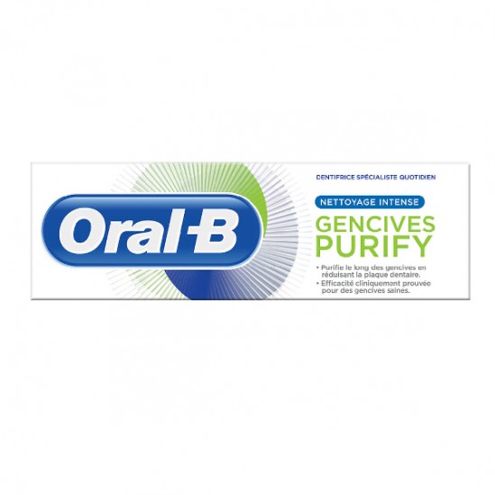 Oral-b gencives purify nettoyage intense dentifrice 75ml