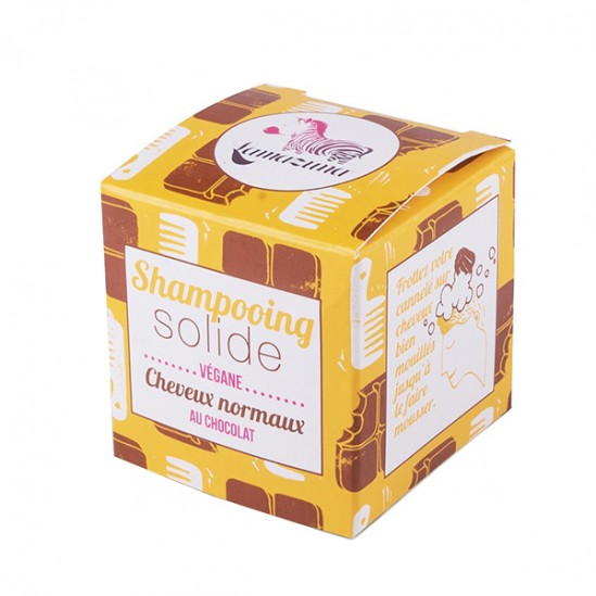 Lamazuna shampoing solide cheveux normaux chocolat 55g