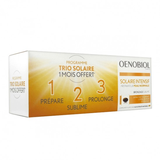 Oenobiol solaire intensif peau normale 3x30 capsules