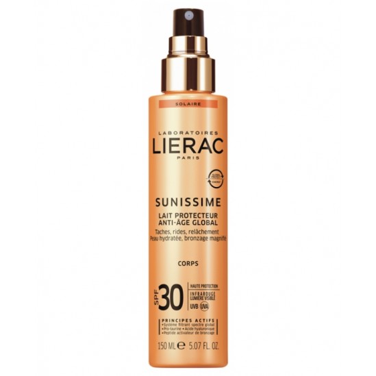 Lierac sunissime lait protecteur anti-âge global SPF30 150ml