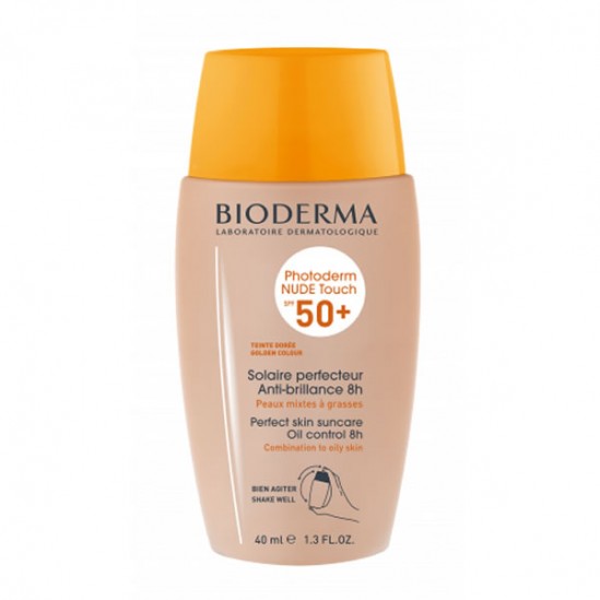 Bioderma photoderm nude touch dorée SPF50+ 40ml