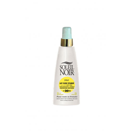 Soleil noir lait fluide vitaminée SPF20 150ml