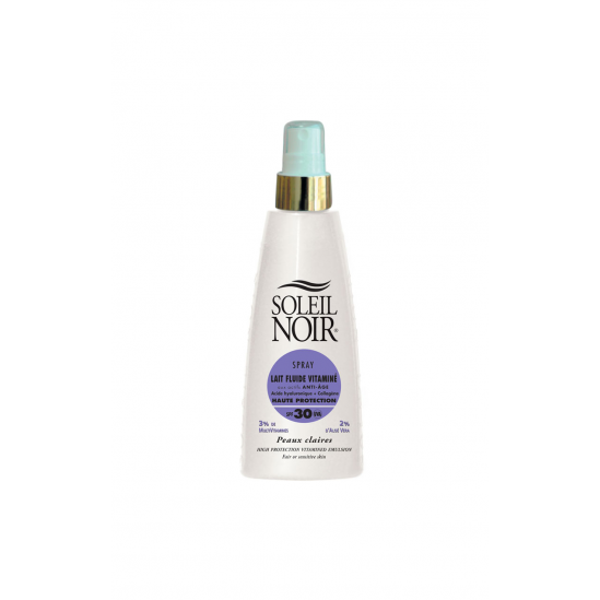 Soleil noir spray lait fluide vitaminée SPF30 150ml